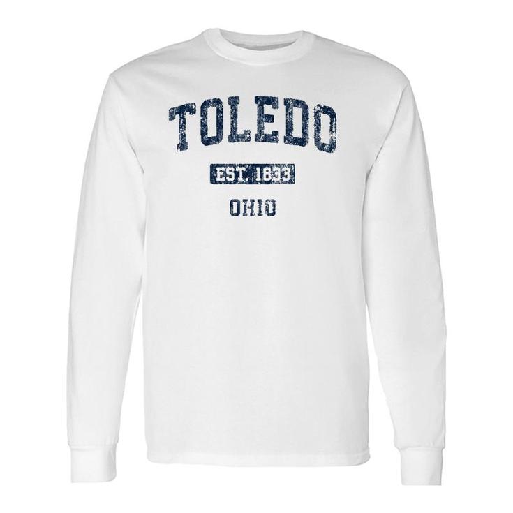 Toledo Ohio Oh Vintage Long Sleeve T-Shirt