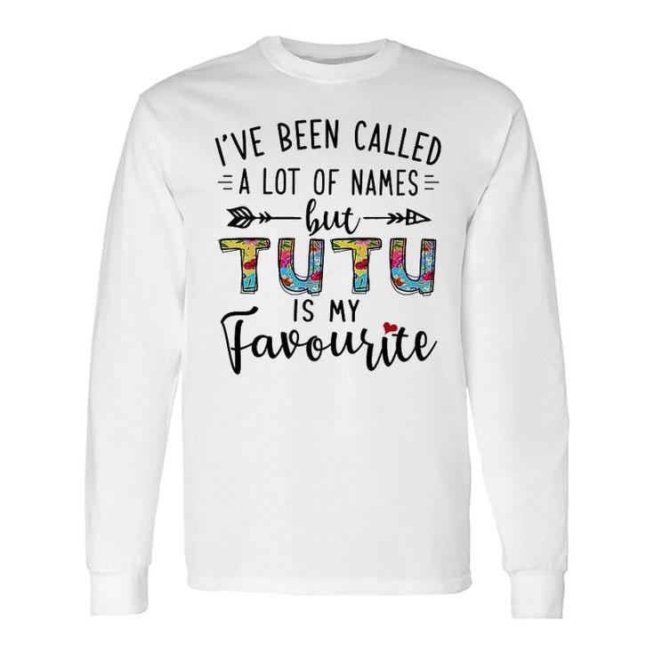 Tutu Is My Favourite Name Long Sleeve T-Shirt