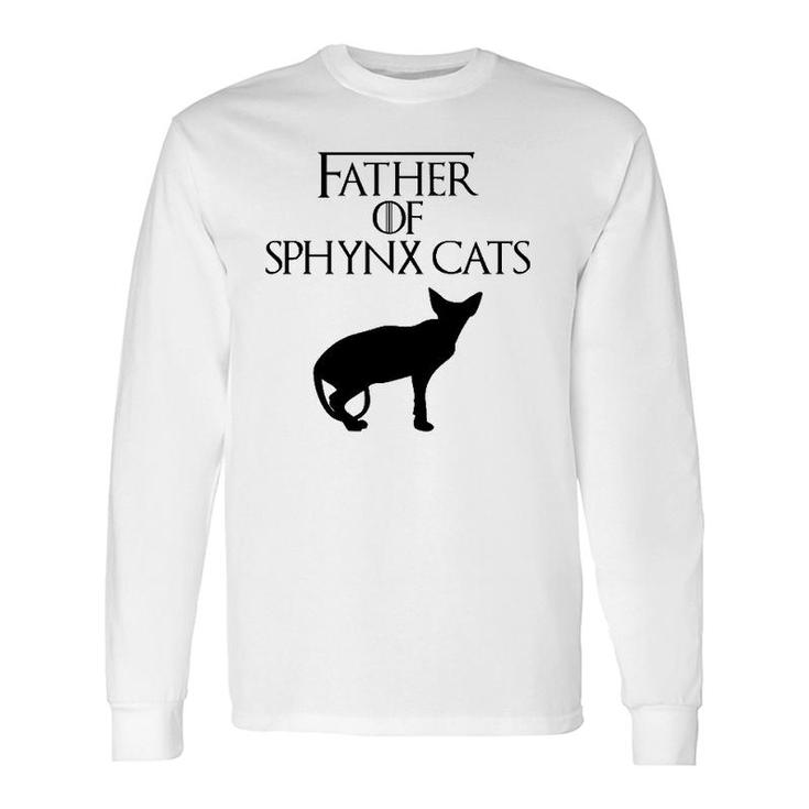 Unique Black Father Of Sphynx Cats Lover E010510 Ver2 Long Sleeve T-Shirt T-Shirt