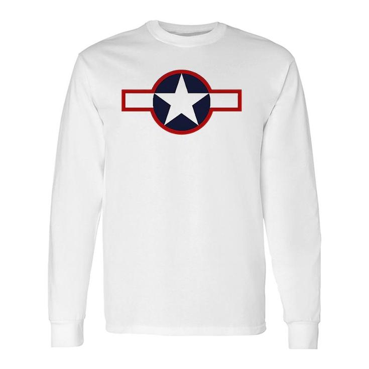 Usaf Air Force Roundel 1943 Ver2 Long Sleeve T-Shirt T-Shirt