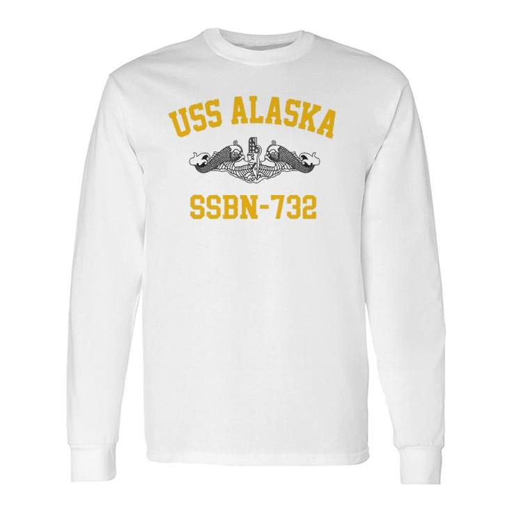 Uss Alaska Ssbn 732 Long Sleeve T-Shirt T-Shirt