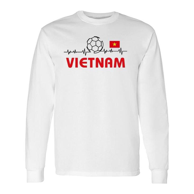 Vietnam Soccer Jersey Best Vietnamese Football Lover Long Sleeve T-Shirt T-Shirt