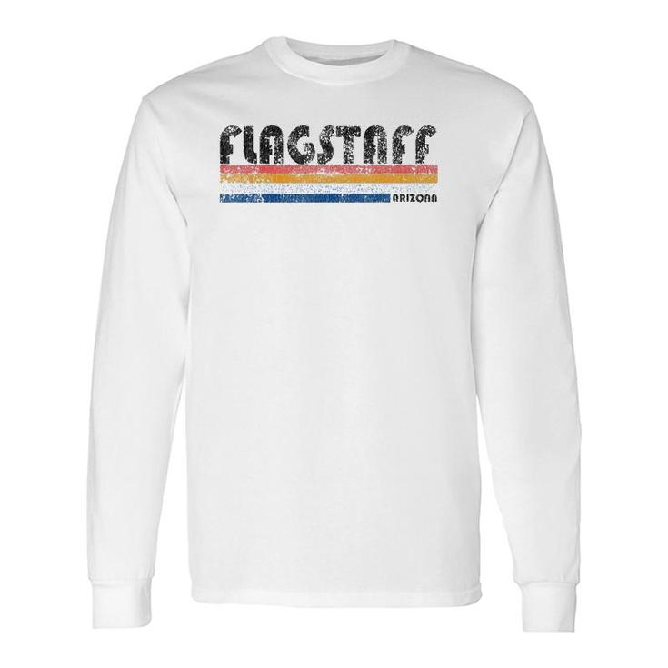 Vintage 1980'S Style Flagstaff Arizona Long Sleeve T-Shirt