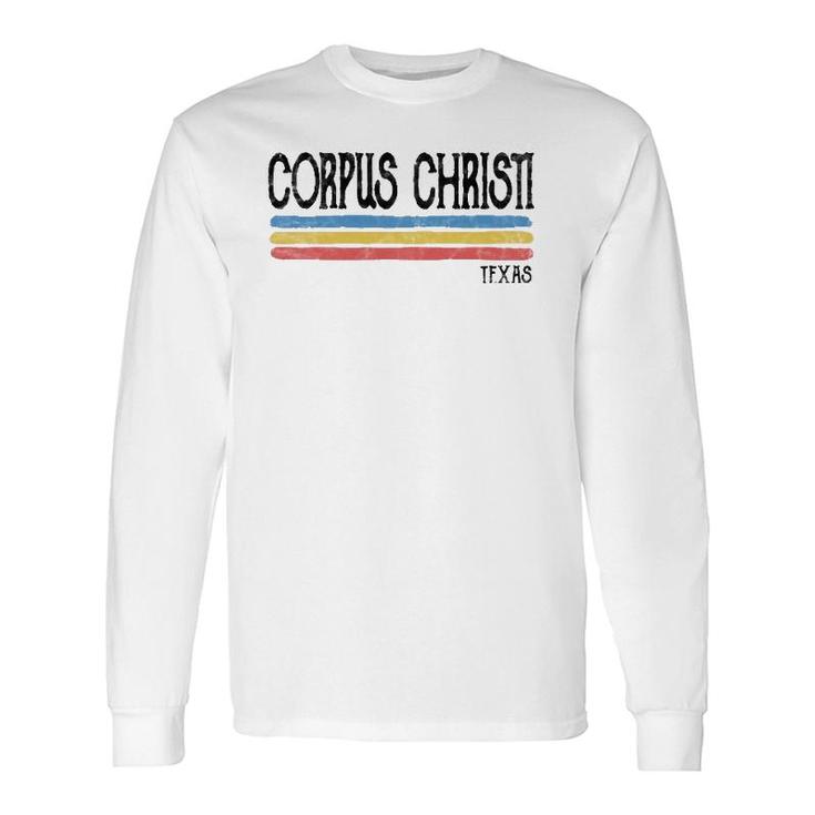 Vintage Corpus Christi Texas Tx Love Souvenir Long Sleeve T-Shirt