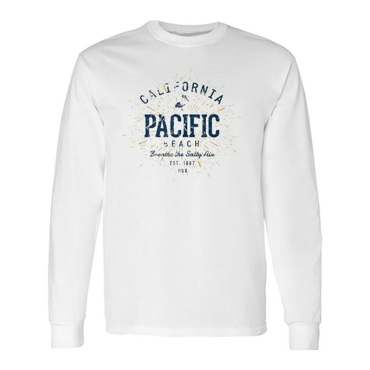 Vintage Pacific Beach Long Sleeve T-Shirt T-Shirt