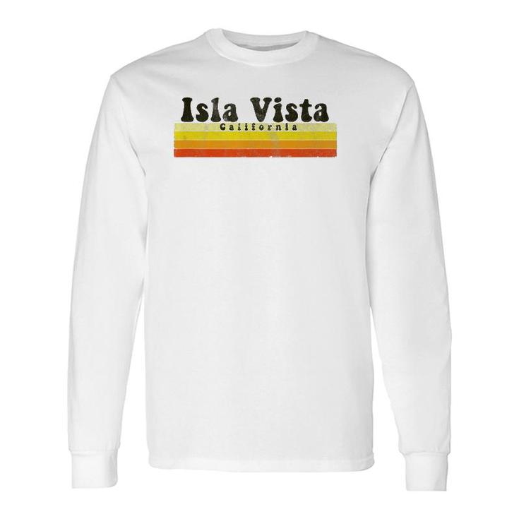 Vintage Retro 70S 80S Isla Vista Ca Tank Top Long Sleeve T-Shirt T-Shirt