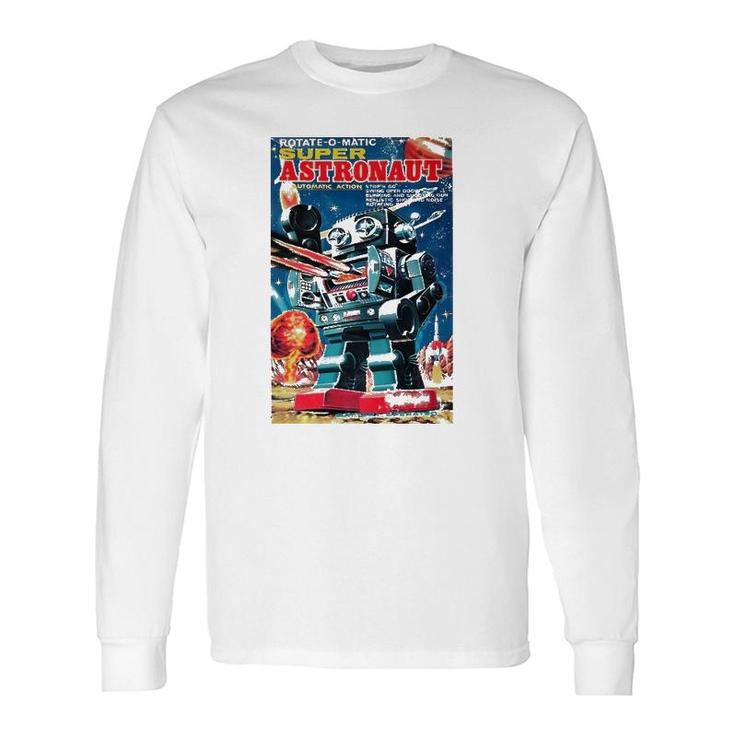 Vintage Graphic Super Astronaut Robot Retro Old Japanese Toy Long Sleeve T-Shirt T-Shirt