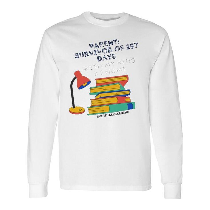Virtual Teaching Parents Edition I Survived Learning Long Sleeve T-Shirt T-Shirt