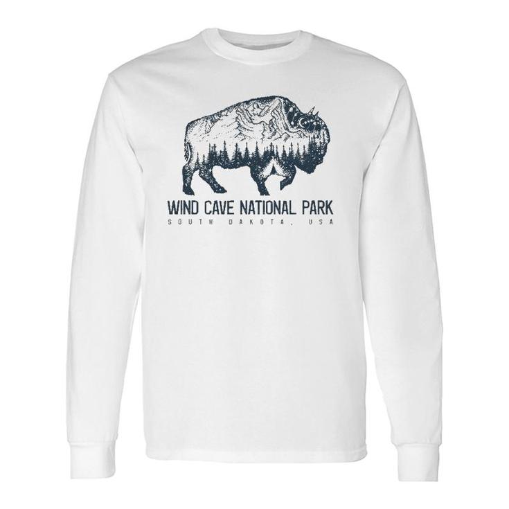 Wind Cave National Park Sd Bison Buffalo Tee Long Sleeve T-Shirt T-Shirt
