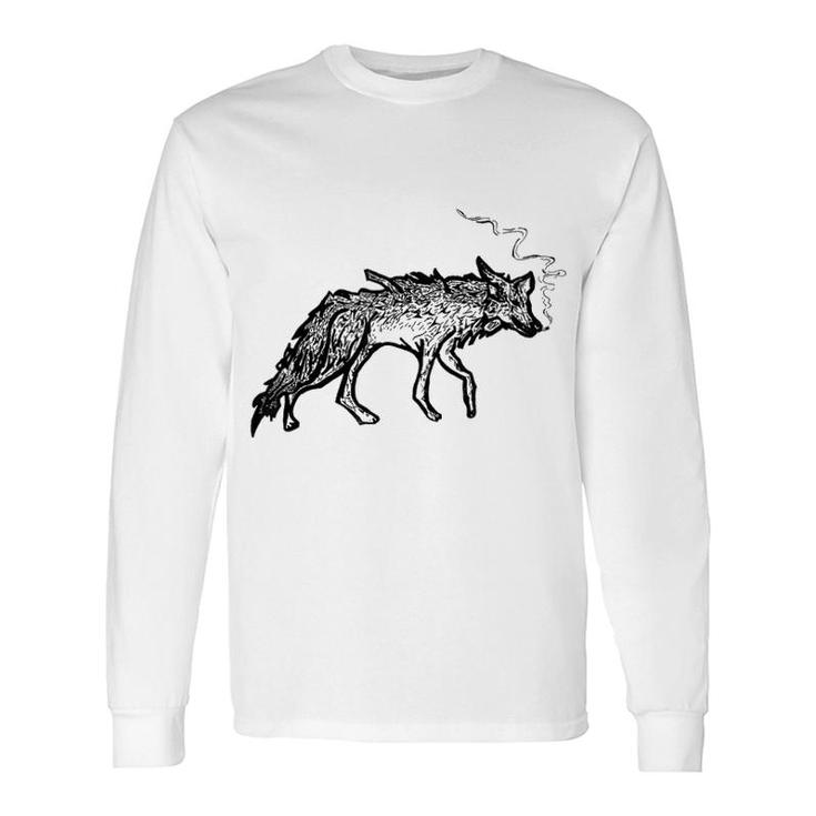 Wolf Smoking Long Sleeve T-Shirt