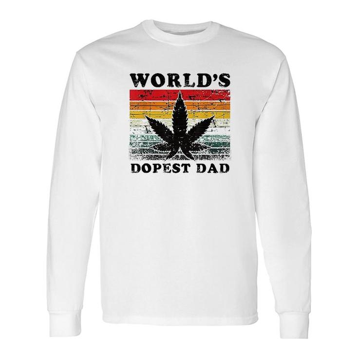 Worlds Dopest Dad Long Sleeve T-Shirt