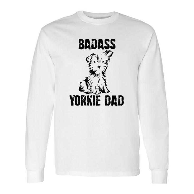 Yorkie Dad Long Sleeve T-Shirt
