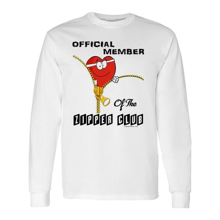 Zipper Member Heart Bypass Surgery Survivor Club T-Shirt