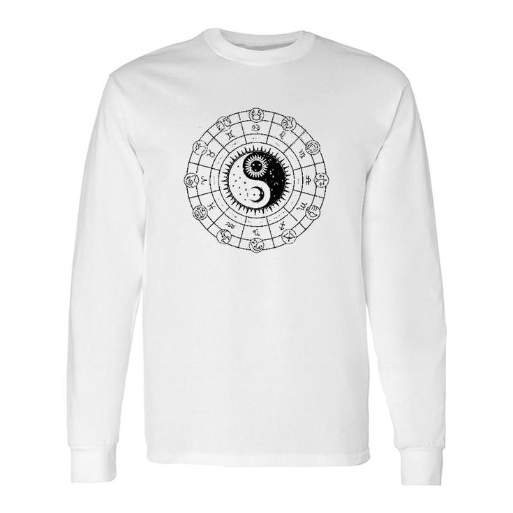 Zodiac Wheel Astrology Long Sleeve T-Shirt T-Shirt