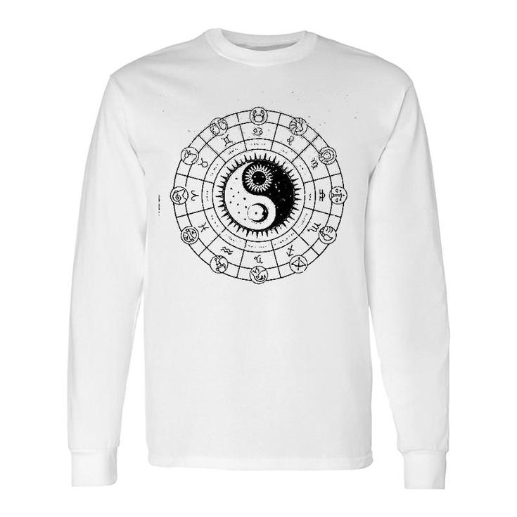Zodiac Wheel Astrology Long Sleeve T-Shirt T-Shirt