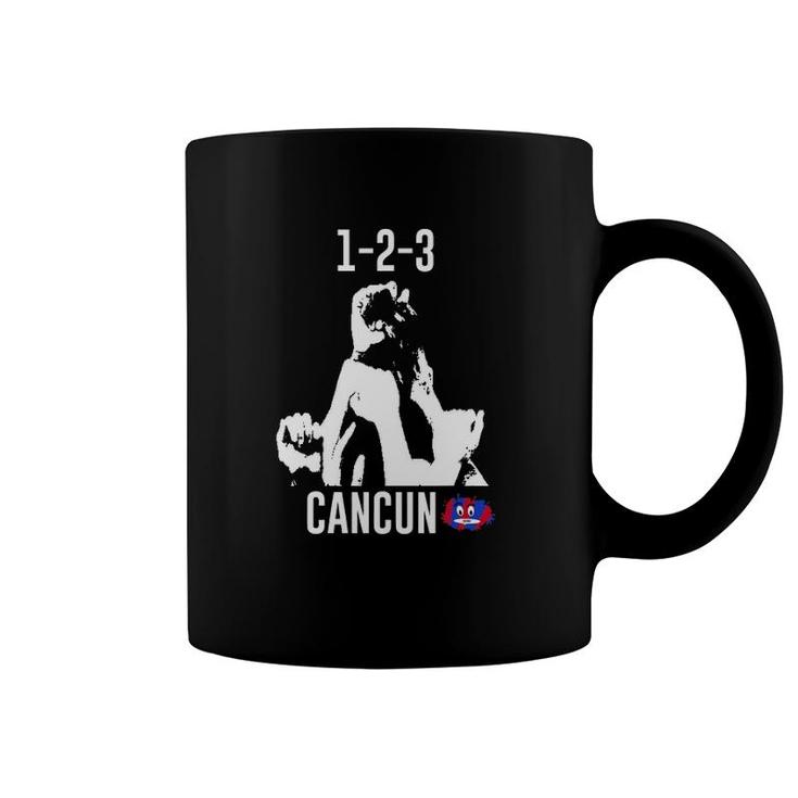 1-2-3 Cancun Vacation Funny Meme For Detroit Coffee Mug