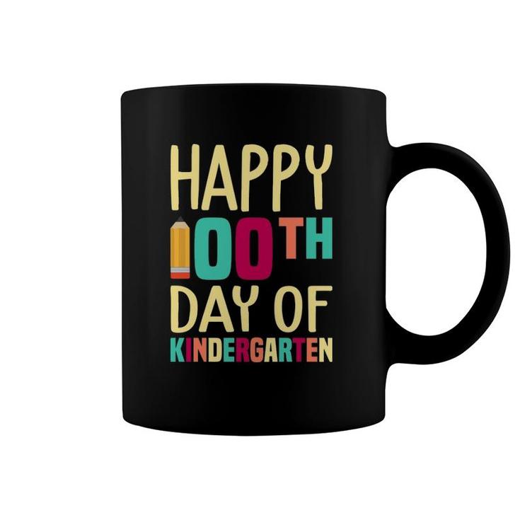 100 Days Of School Kindergarten Teacher Coffee Mug