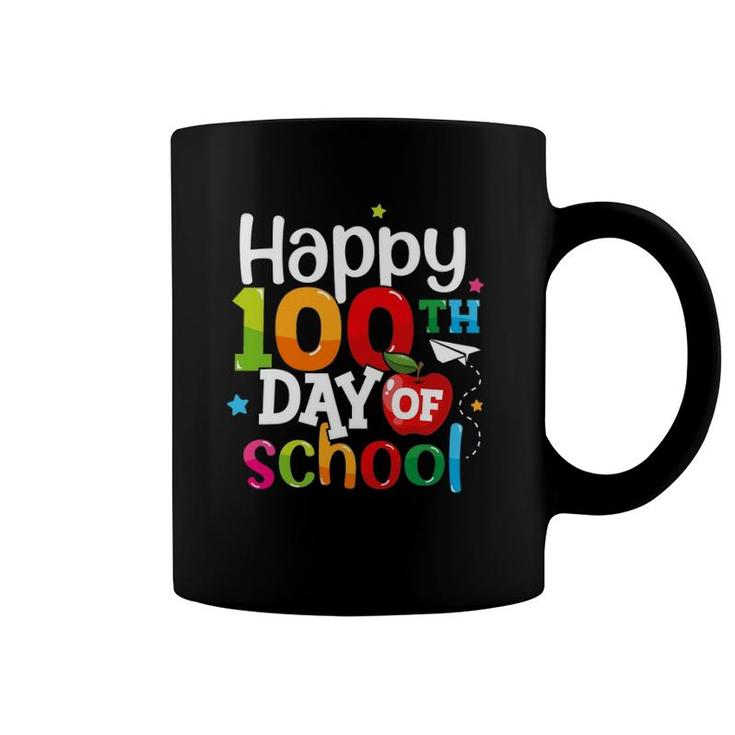 100 Days Of School Teachers Kids Girls Boys Happy 100Th Day Coffee Mug
