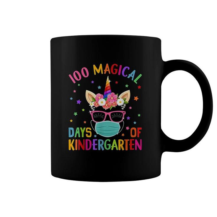 100 Magical Days Of Kindergarten School Unicorn Girl Coffee Mug