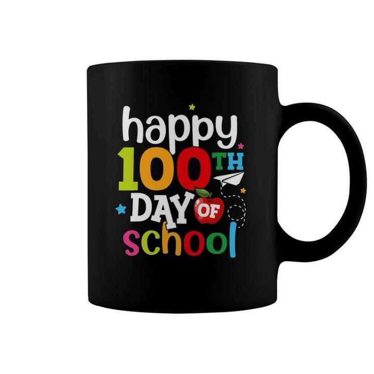 100Th Day Of School Teachers Kids Girls Boys Happy 100 Days Coffee Mug