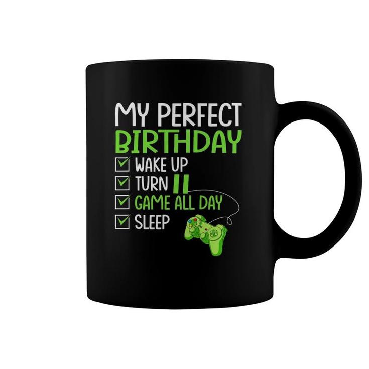 11Th Perfect Birthday Boys Gaming 11 Years Old Gifts Gamer Coffee Mug