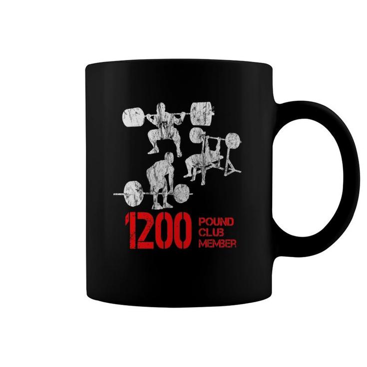 1200 Pound Club Member Fitness Coffee Mug