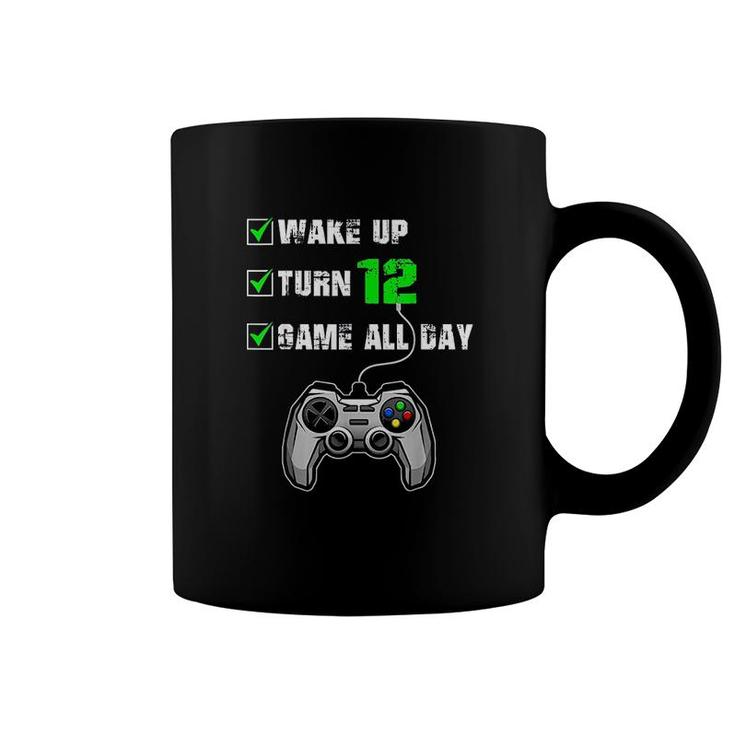 12th Birthday Gamer Level 12 Unlocked Gamer Birthday Coffee Mug