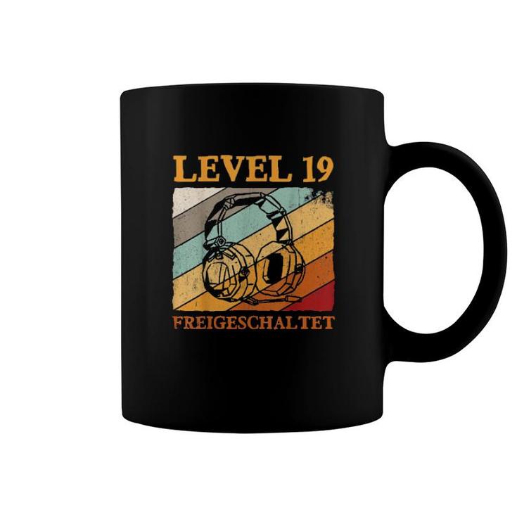 19Geburtstag Gaming Video Gamer Level 19 Freigeschaltet  Coffee Mug