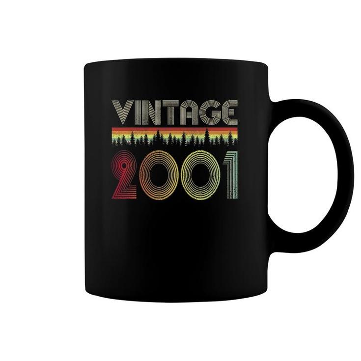 2001 20Th Birthday Vintage Retro Happy 20 Years Old Coffee Mug