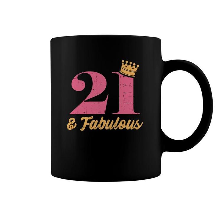 21 And Fabulous 21St Birthday Party Born 2000 Gift Women  Coffee Mug