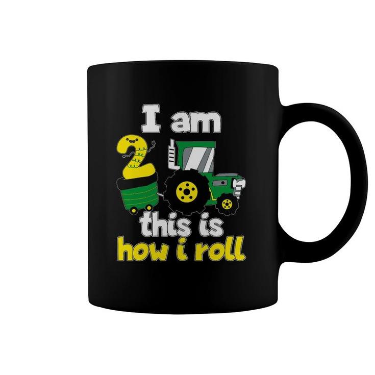 2Nd Birthday Tractor I Am 2 This Is How I Roll Coffee Mug