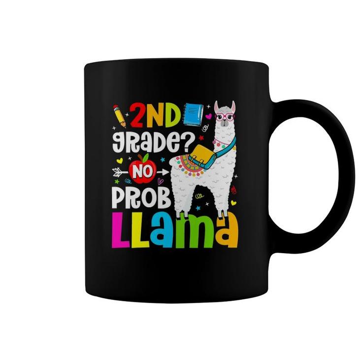 2Nd Grade Squad No Prob Llama Teacher Student Back To School Coffee Mug