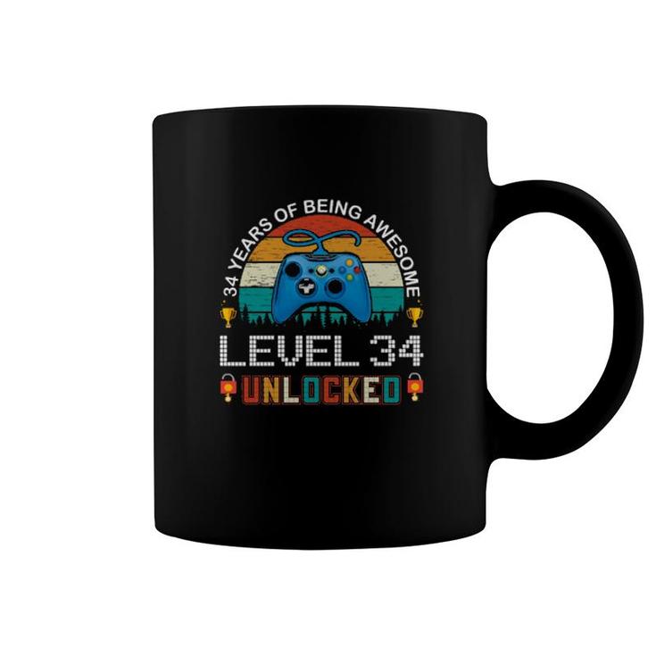34 Years Of Being Awesome Coffee Mug
