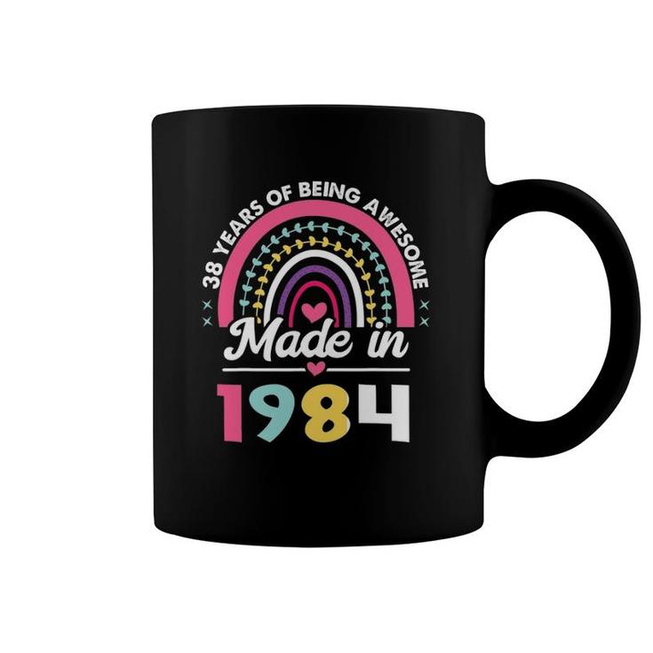 38 Years Old Gifts 38Th Birthday Born In 1984 Women Girls Coffee Mug