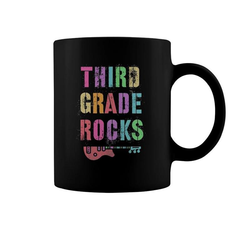 3Rd Grade Rocks Student Teacher Rockstar Team Third Graders Coffee Mug