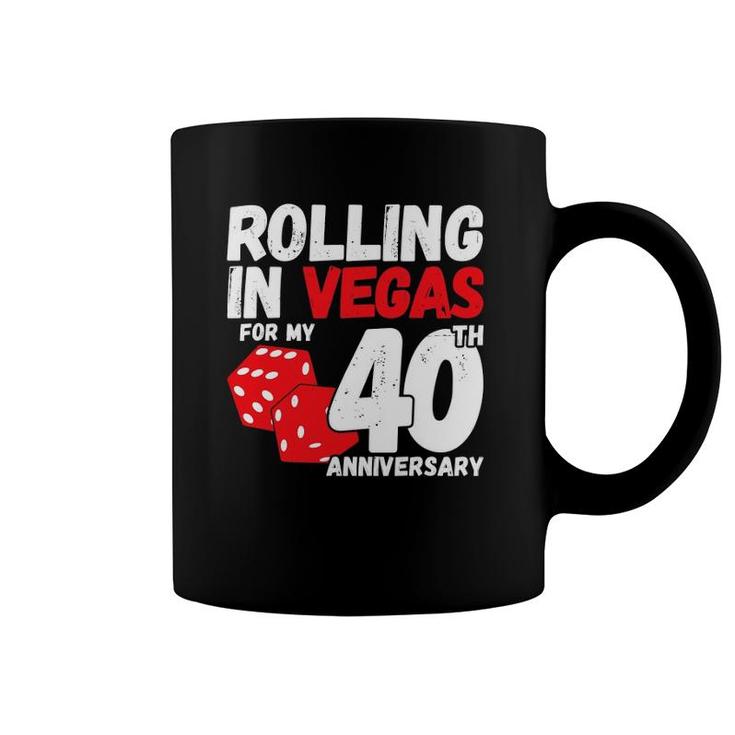 40Th Anniversary - Married 40 Years - Vegas Anniversary Trip Coffee Mug