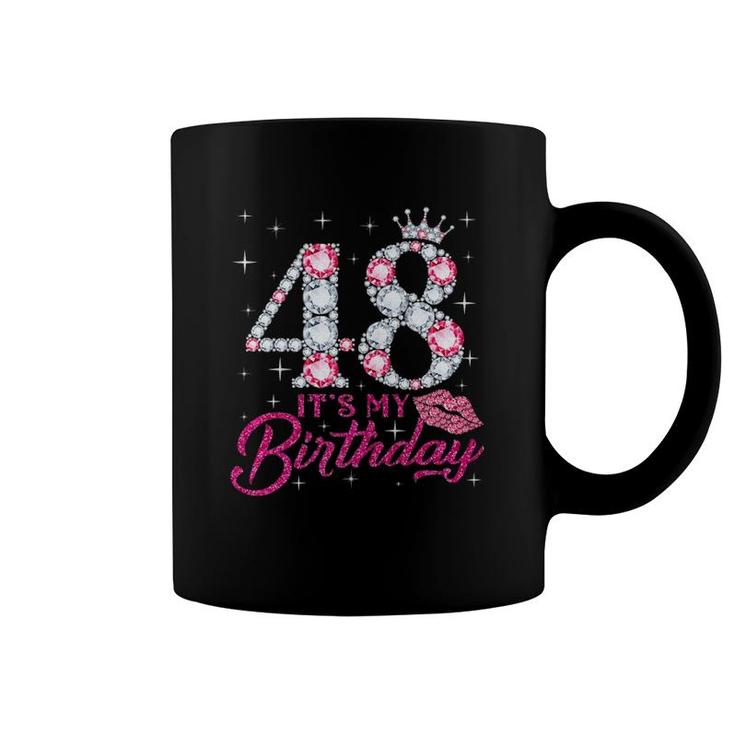48 It's My Birthday 1974 48Th Birthday Gift Tee For Womens Premium Coffee Mug