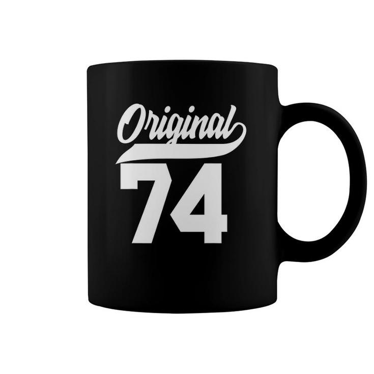 48Th Birthday Gift Man Woman Original Vintage Born 1974 Ver2 Coffee Mug