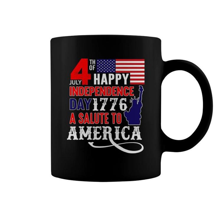 4Th Of July Happy Independence Day 1776 - Independence Day Coffee Mug