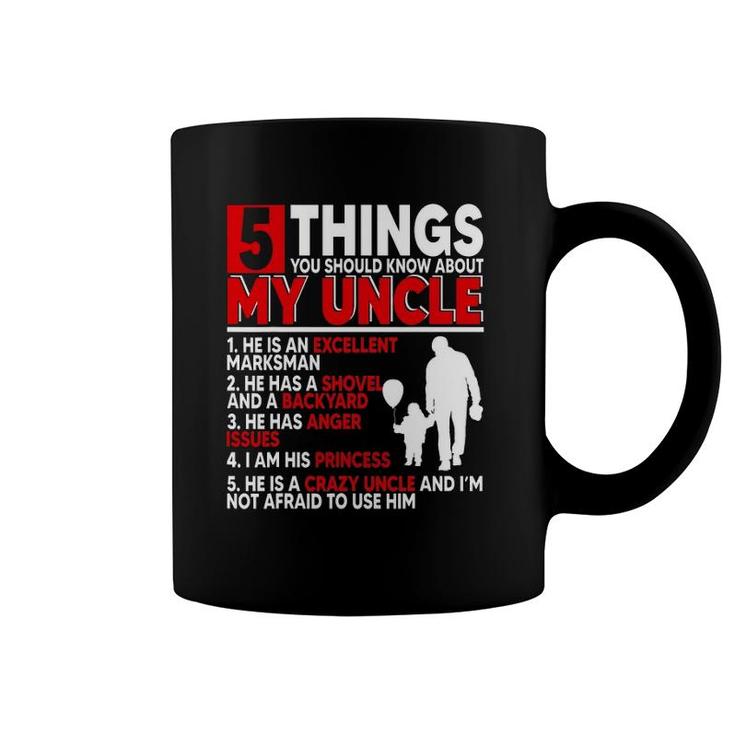 5 Things You Should Know About My Uncle Happy Father's Day Coffee Mug