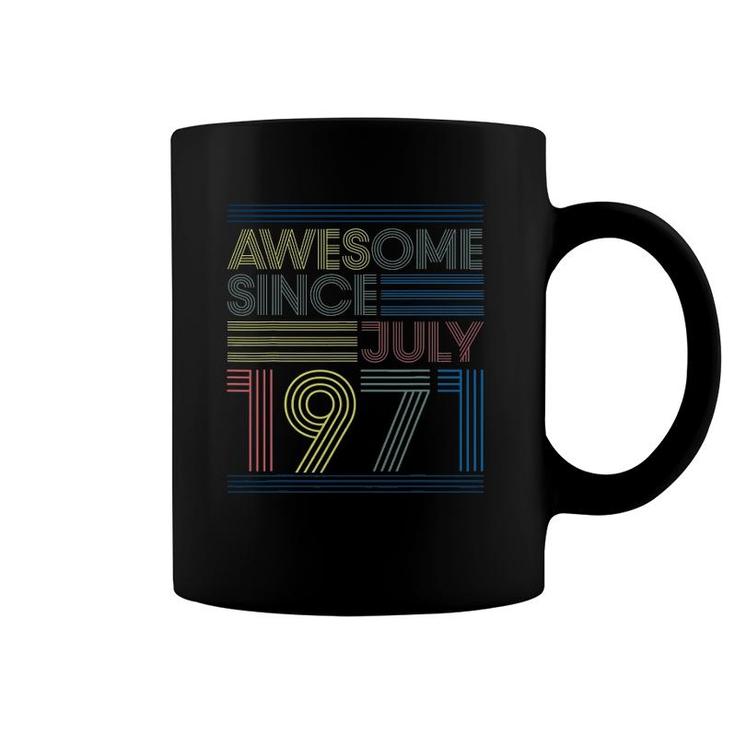 50Th Birthday Gifts - Awesome Since July 1971 Ver2 Coffee Mug