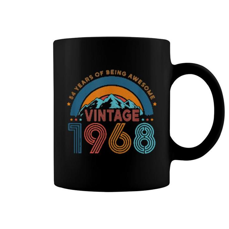 54 Years Old Retro 80S Style 54Th Birthday Born In 1968  Coffee Mug