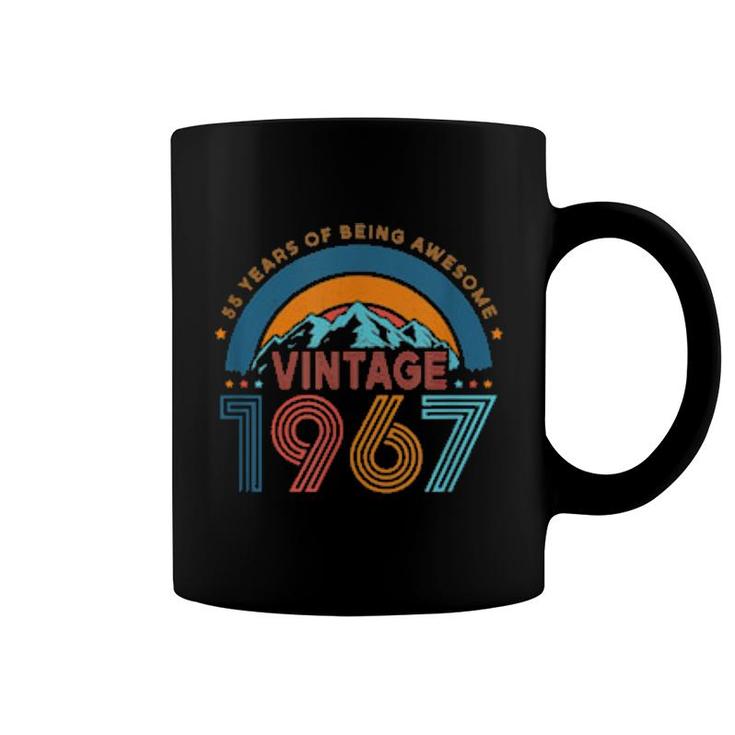 55 Years Old Retro 80S Style 55Th Birthday Born In 1967  Coffee Mug