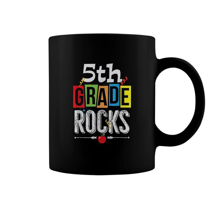 5th Fifth Grade Rocks Back To School Coffee Mug