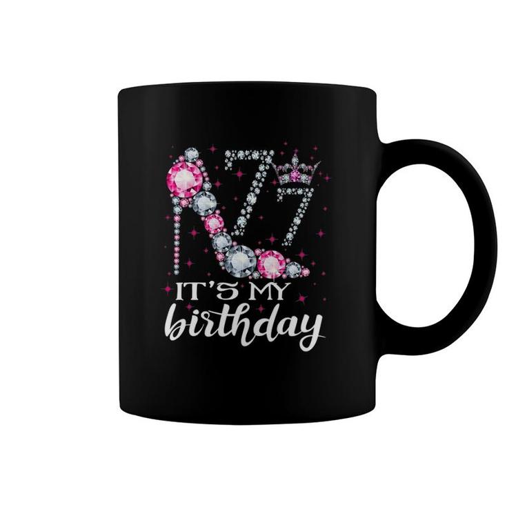 77 It's My Birthday 1944 77Th Birthday Gift Tee For Womens Coffee Mug