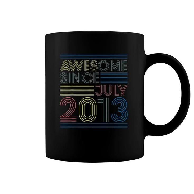 8Th Birthday Gifts Awesome Since July 2013 Ver2 Coffee Mug