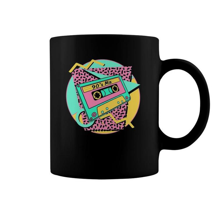 90S Retro  Back To The 90S Vintage Cassette Tape Coffee Mug