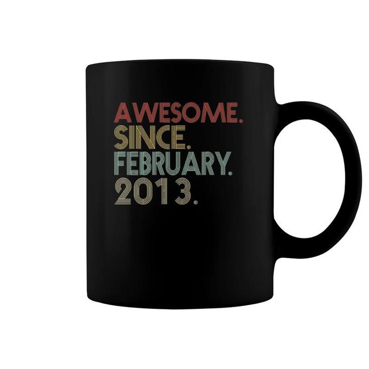 9Th Birthday 9 Years Old Awesome Since February 2013 Kids  Coffee Mug
