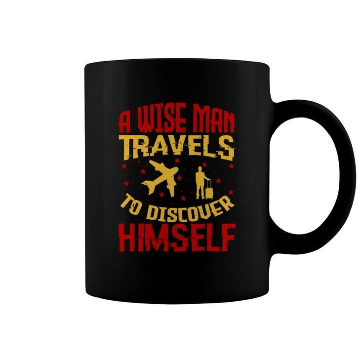 A Wise Man Travels To Discover Himself Coffee Mug