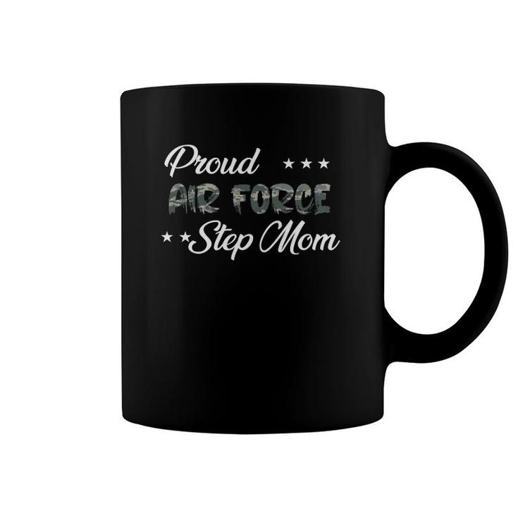 Abu Bold Proud Air Force Step Mom  Coffee Mug